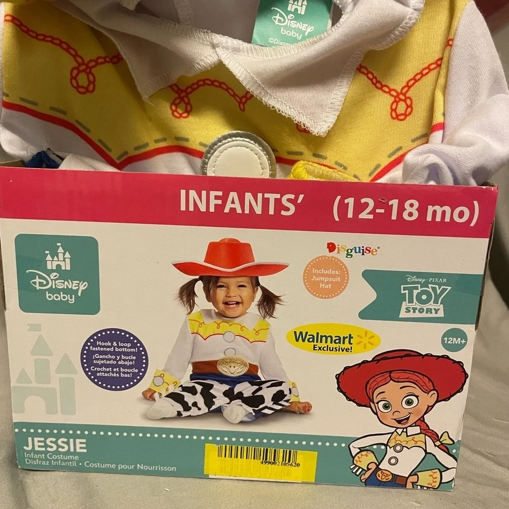 NWT Disney Baby Toy Story Jessie Infant Costume - Red, Yellow, White - Picture 2 of 5